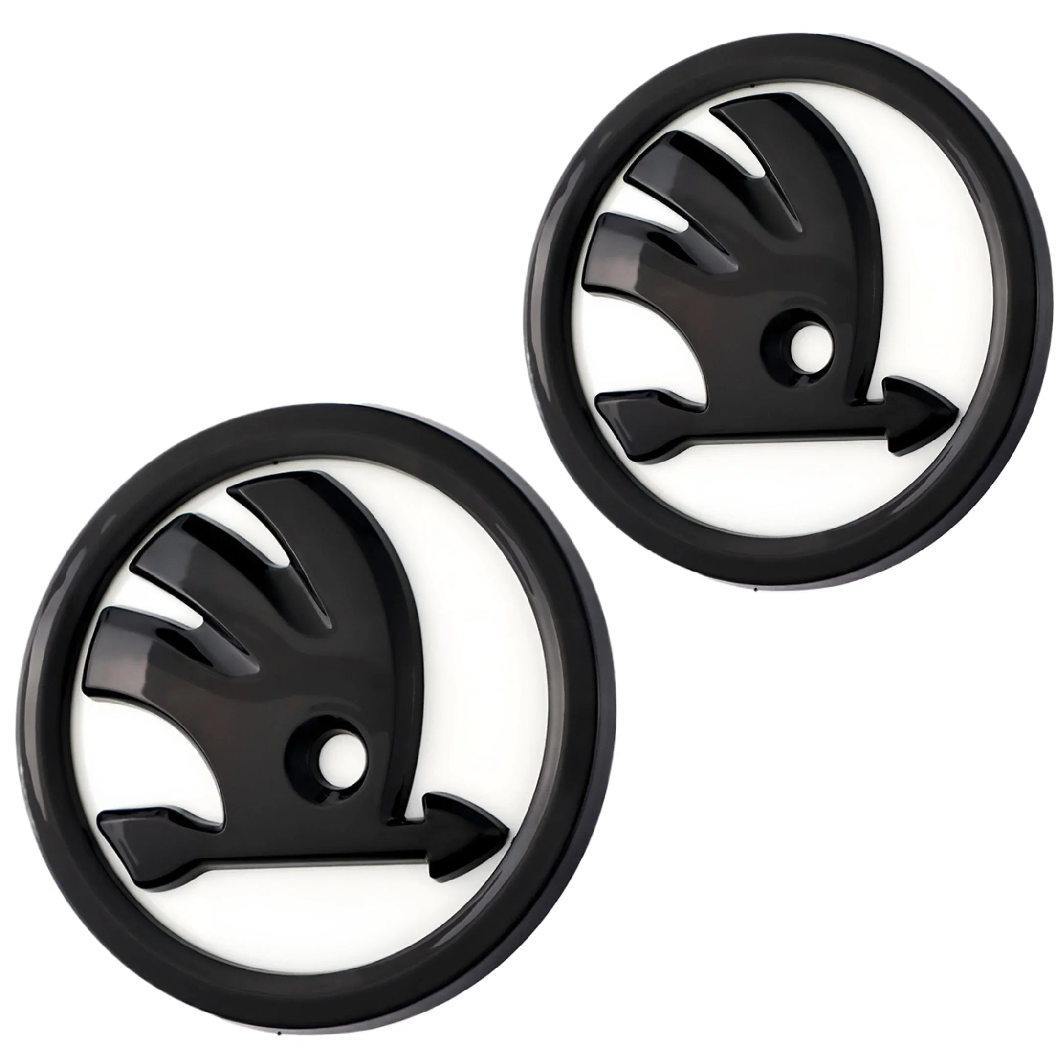 Skoda Emblem | Weiß