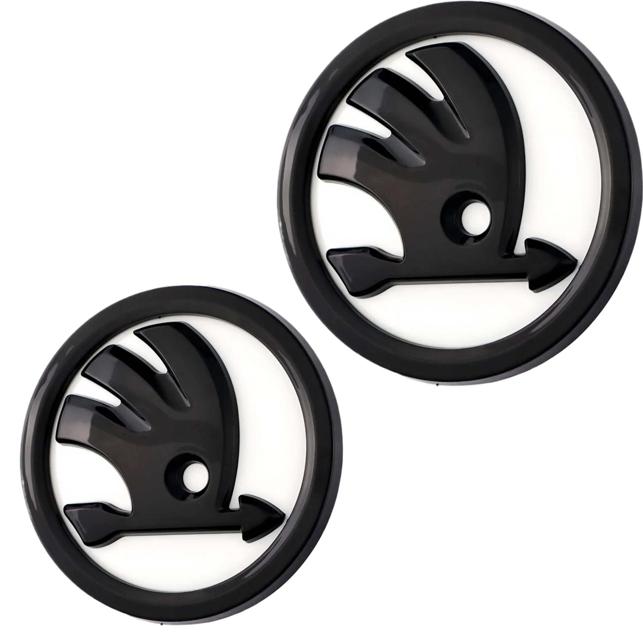 Skoda Emblem | Weiß