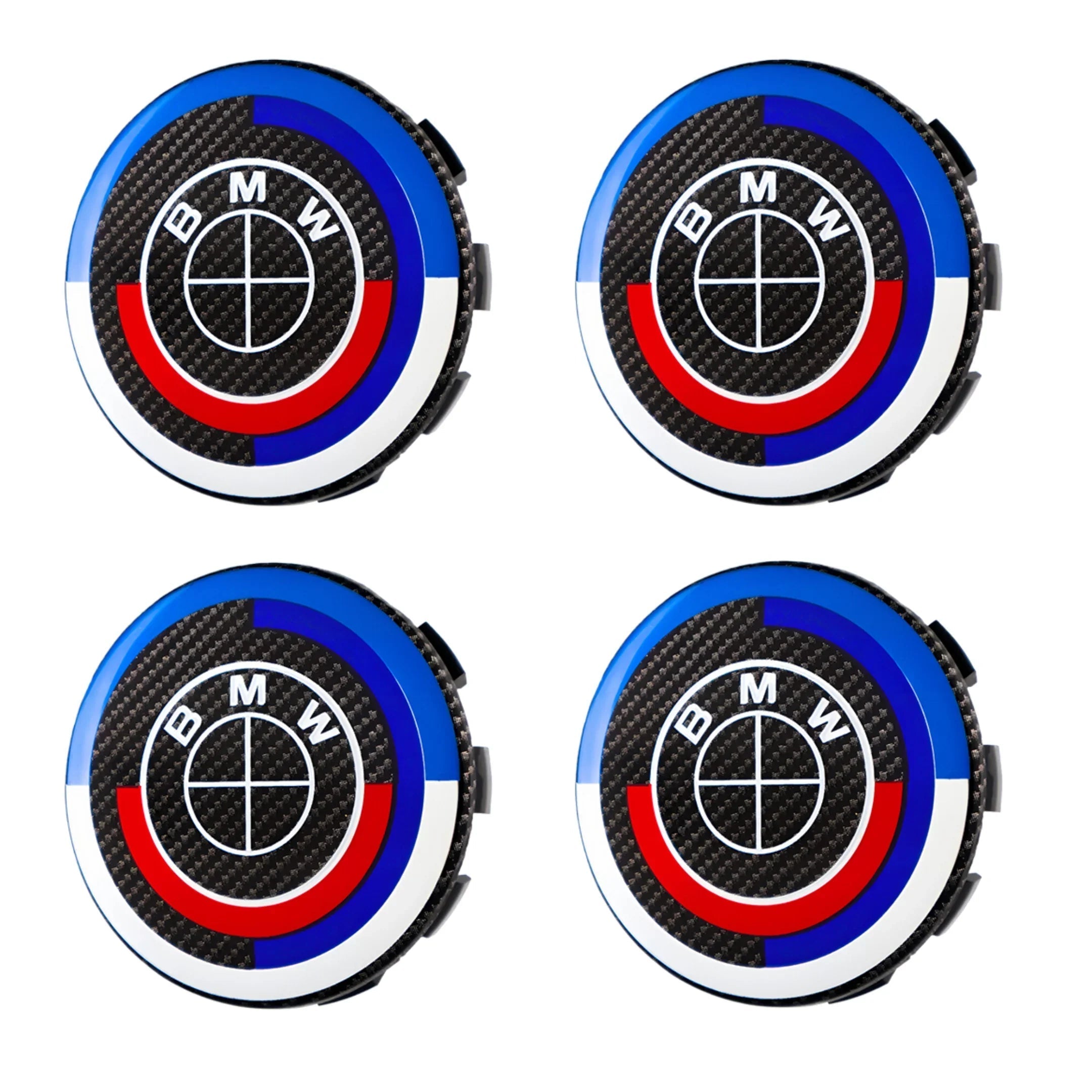 50. Jubiläums-Emblem | Schwarzer Carbon - BMW Kompatibel