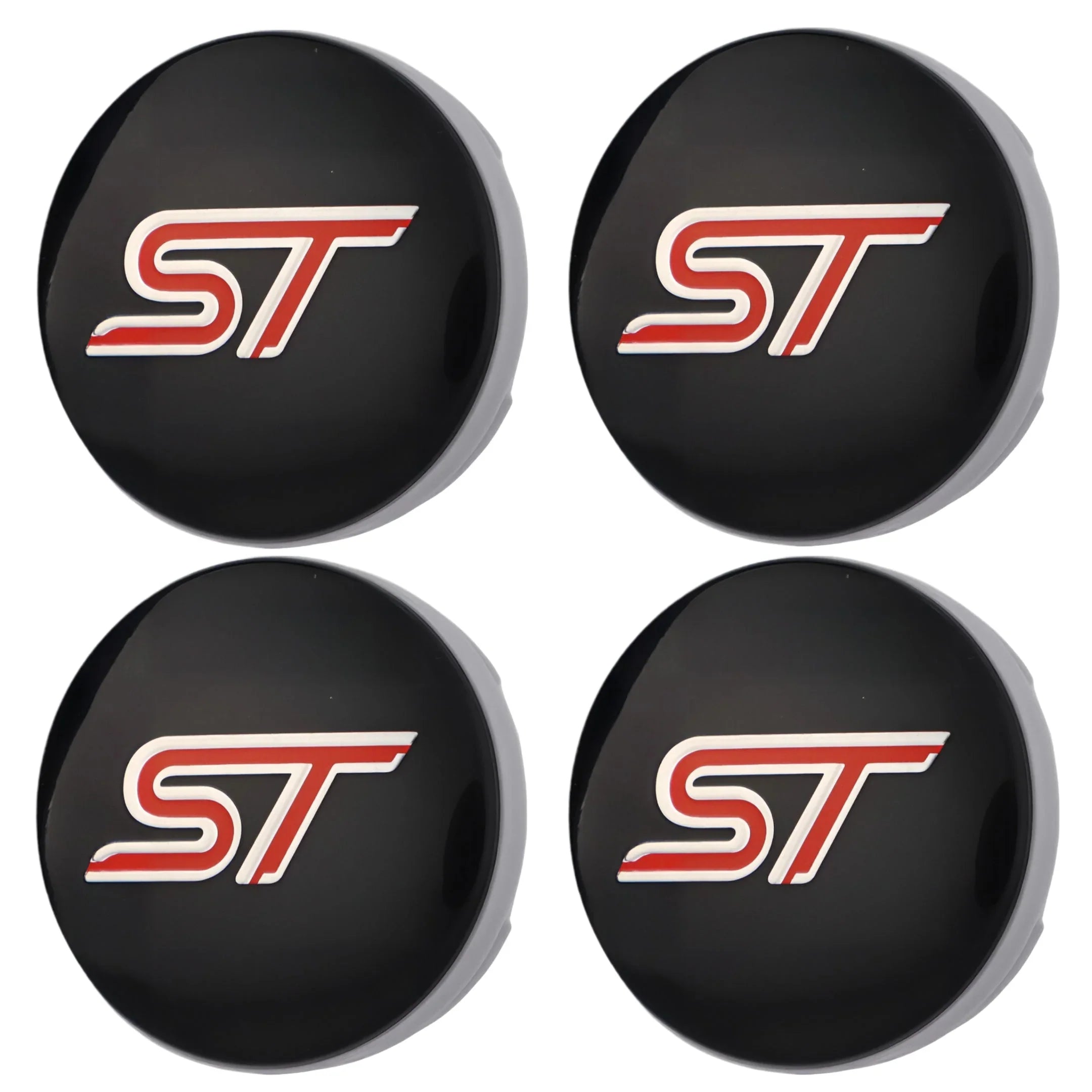 Ford Hub Caps | ST Red