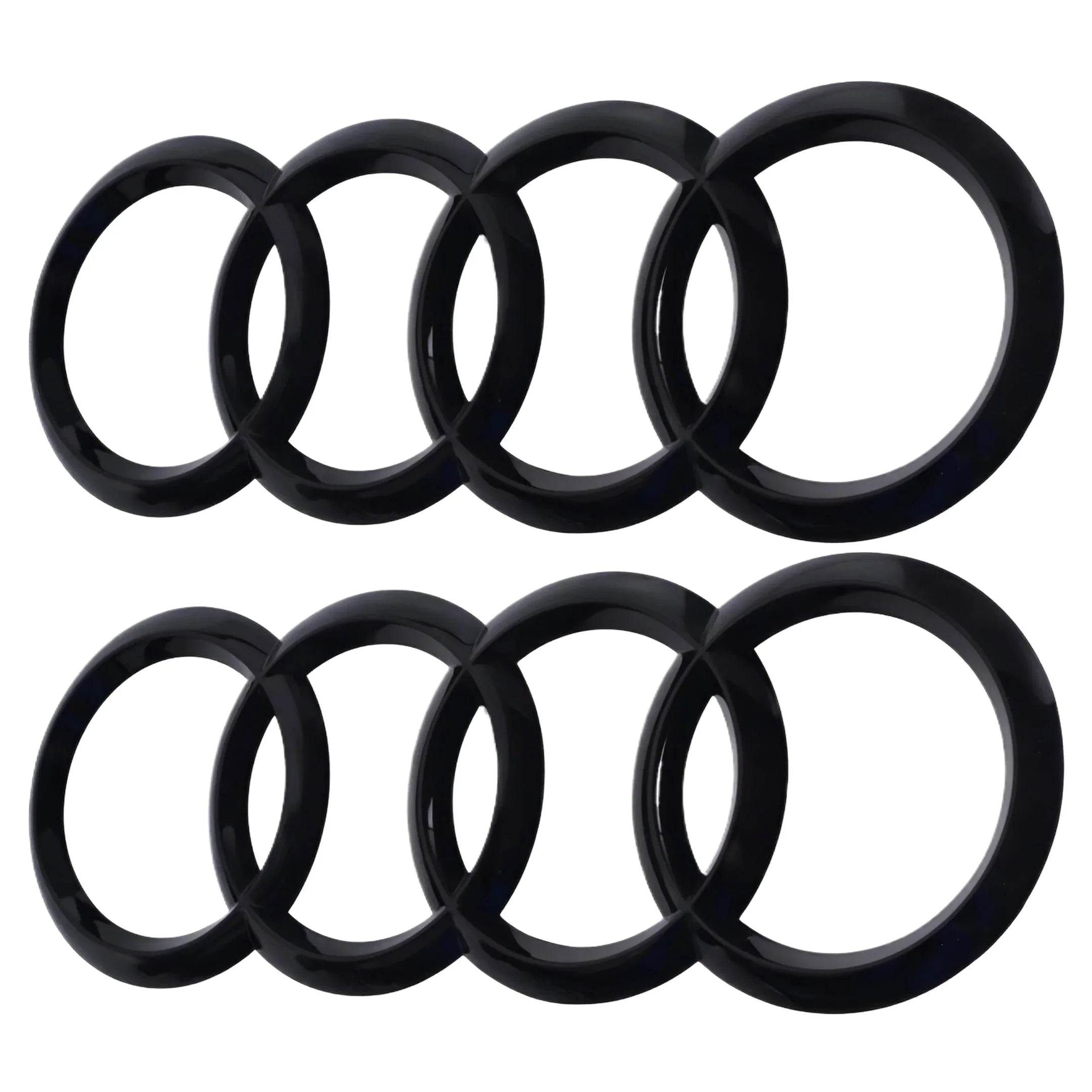 Audi Emblem | Glänzendes Schwarz
