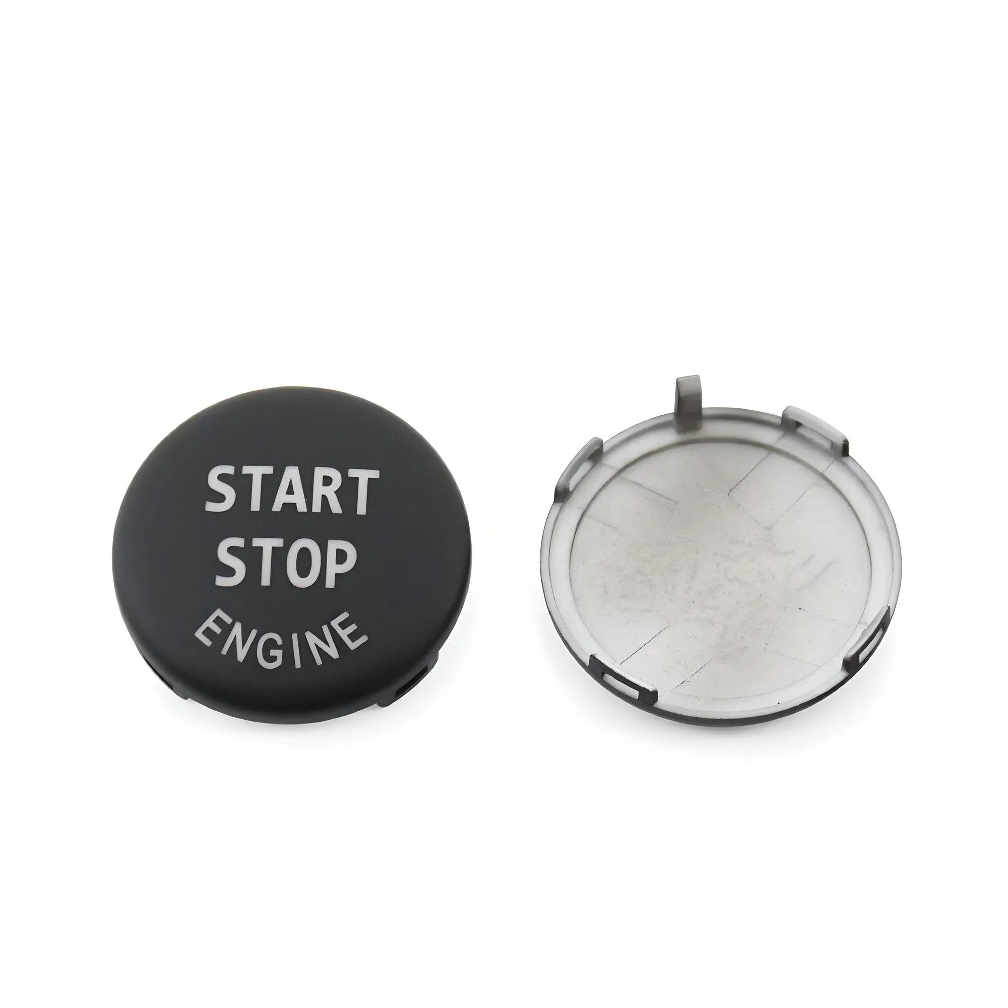 Start Stop Engine Button Cover – Black – Compatible with BMW – Front
