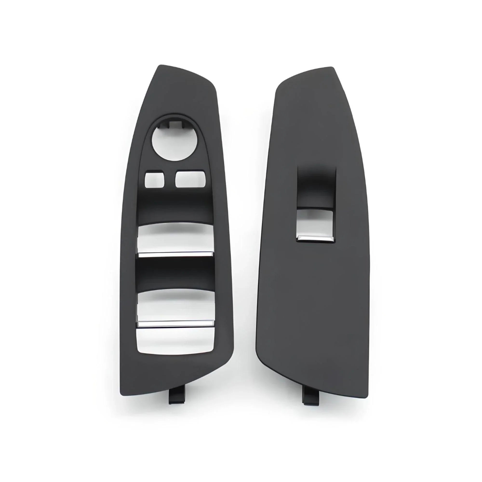 Window Switch Trim Panels – Black – Compatible with BMW E60 E61 – Interior Front
