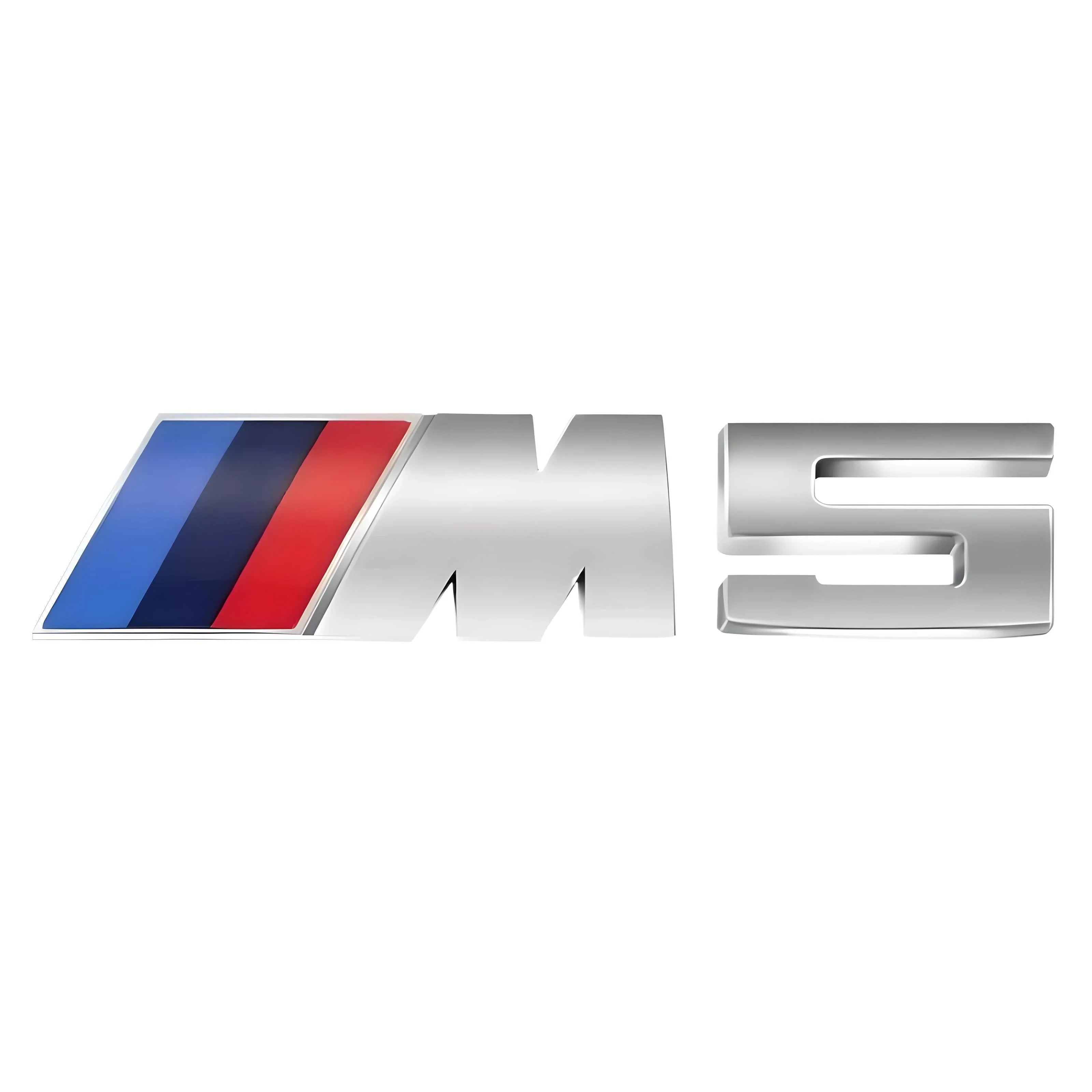 BMW M5 Emblem – Silver Chrome – Compatible with BMW M5 – Exterior