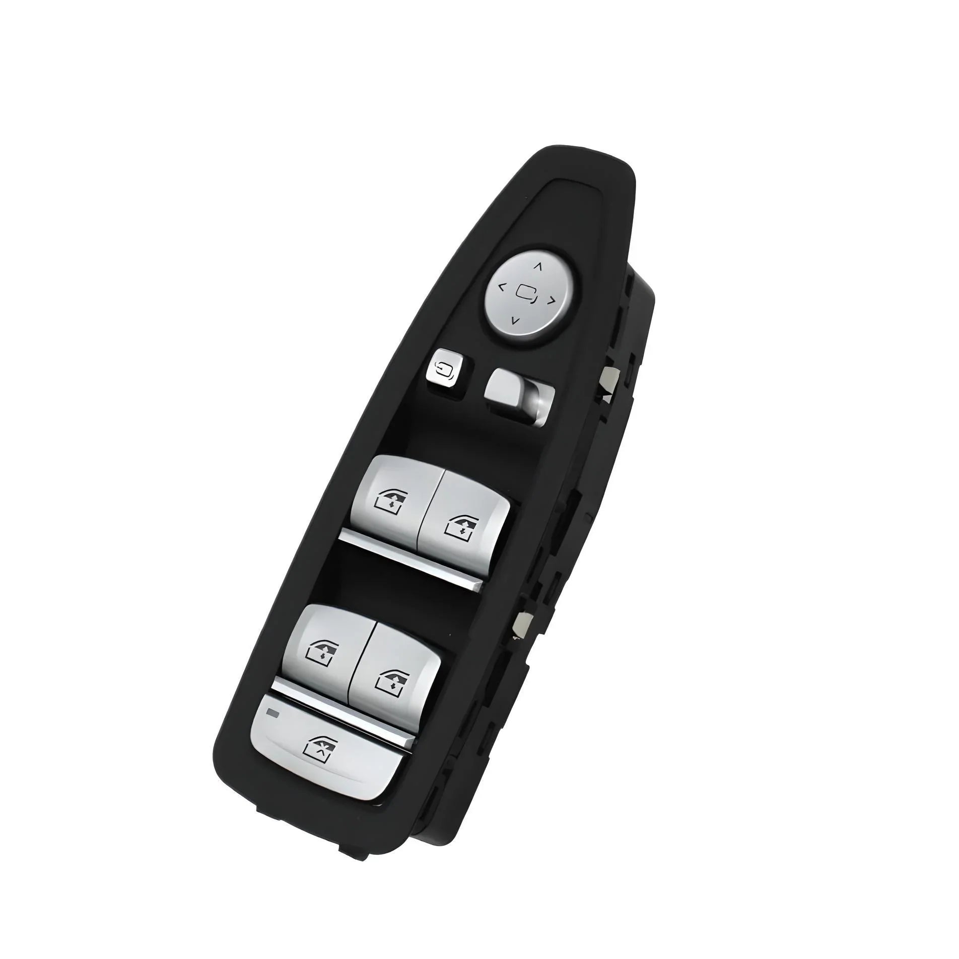 Power Window Switch Panel – Silver Finish – Compatible with BMW Models – Front Driver Side