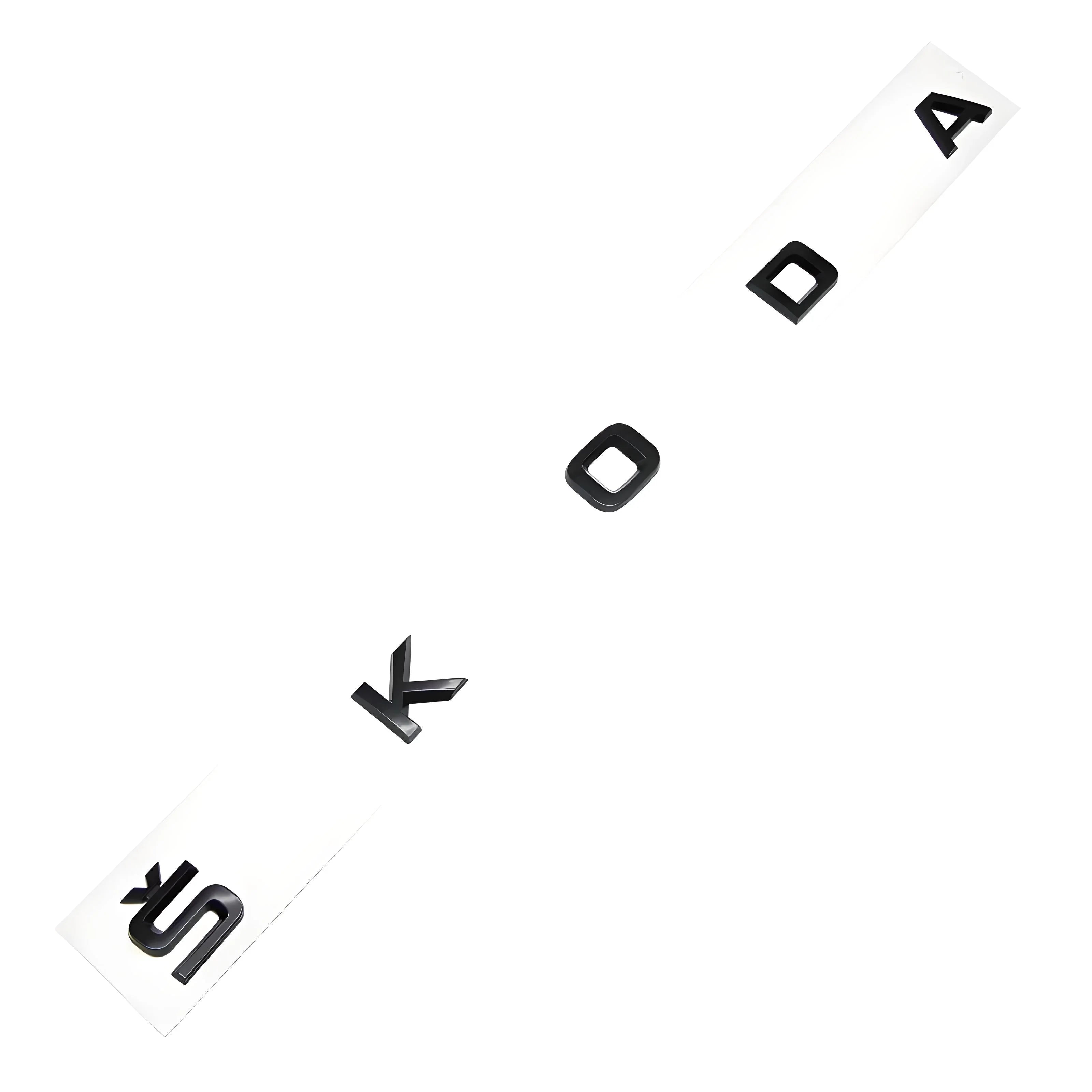 Skoda Trunk Letters