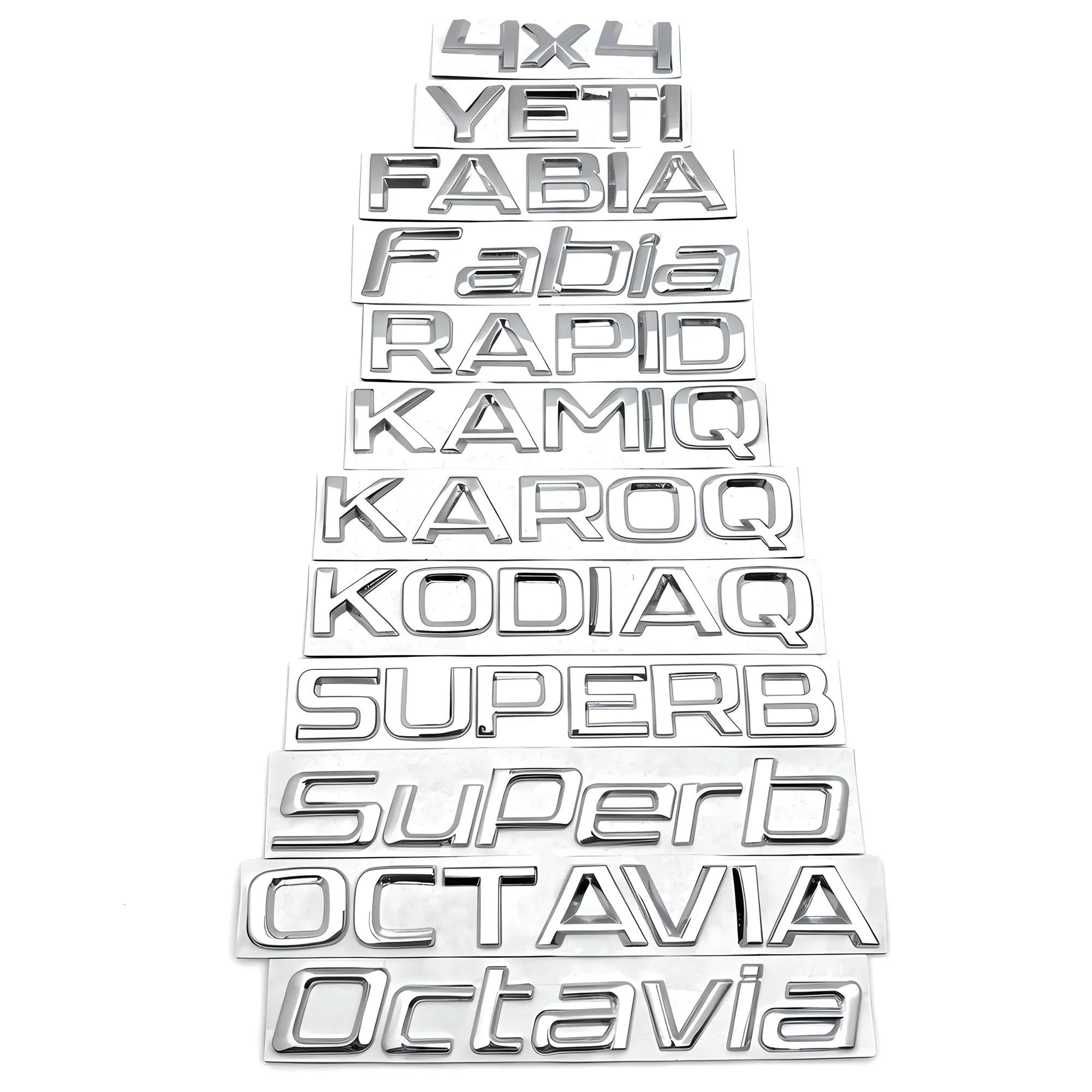 Skoda Model Letters