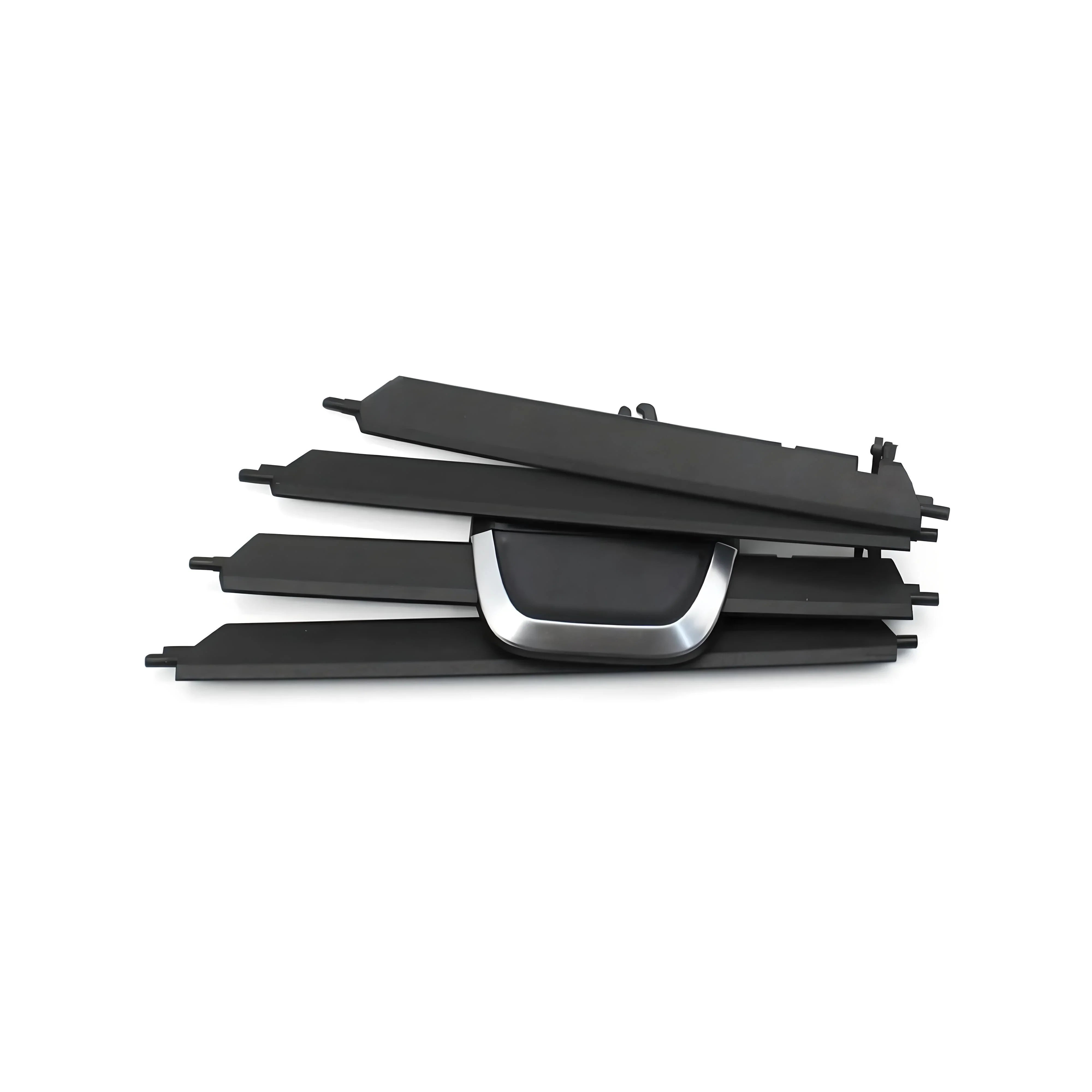 Auto Air Conditioner Vents – Black with Silver – Compatible with Audi Q5 2018 – Front Interior